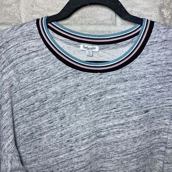 NWT MSRP $158 Splendid Contrast Ribbed Crew Neck Pullover Women's Size medium - Picture 3 of 8